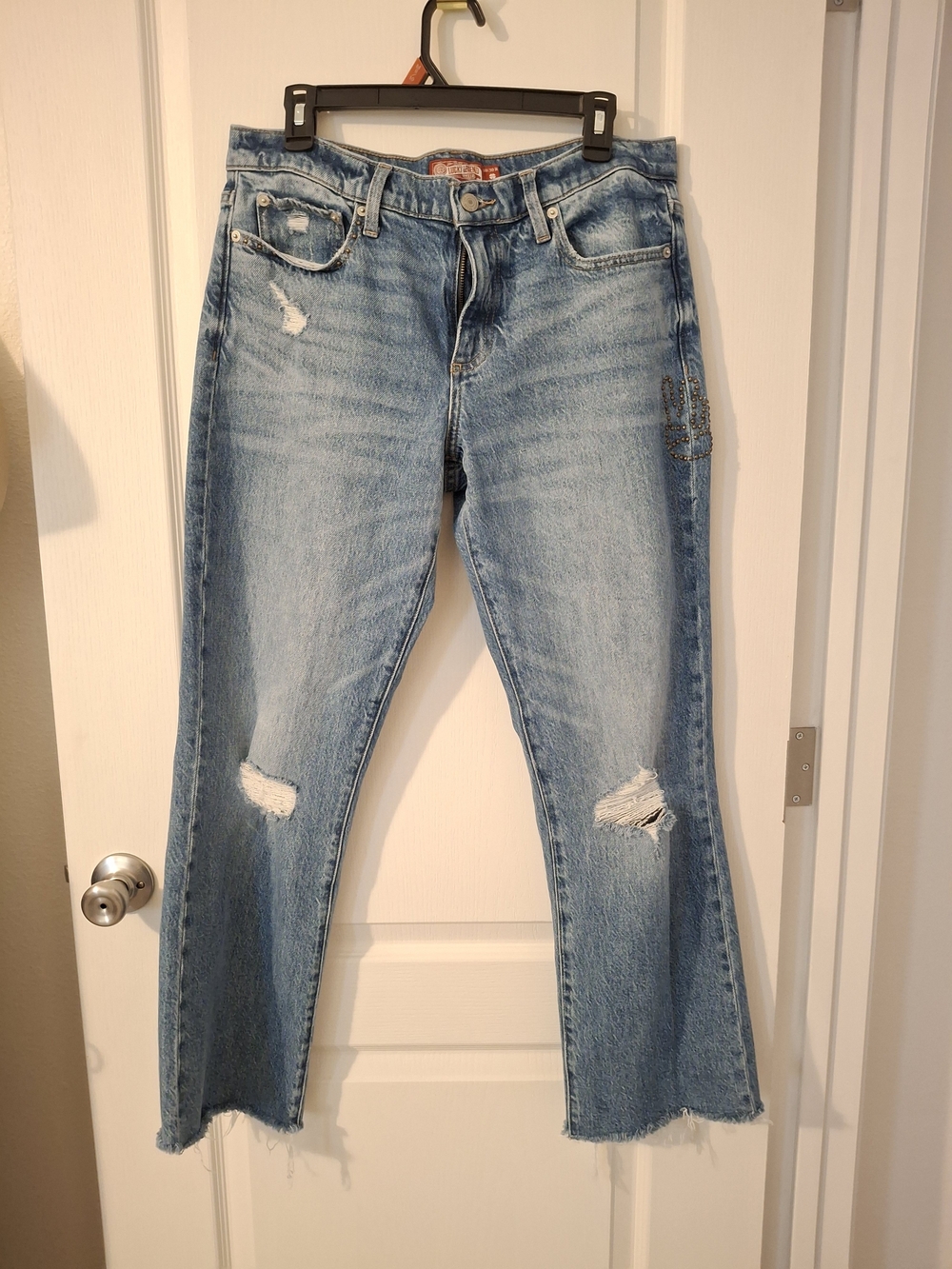 Lucky Brand Distressed Flare Peace Jeans